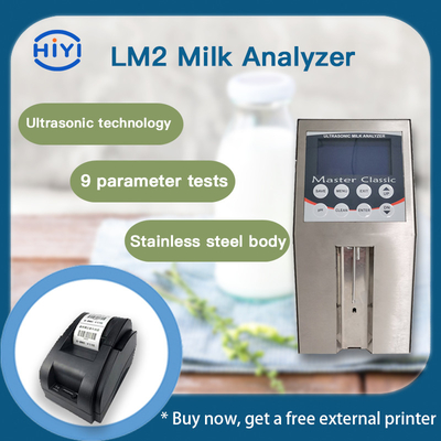 LM2 Teste Leite Para Vários Parâmetros Proteína Lactose Gordura Teste Rápido Limpeza totalmente automática