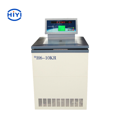 Fechamento eletrônico refrigerado de alta velocidade da tampa do assoalho do centrifugador de H6-10KR auto para a medicina clínica